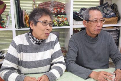 代表の前田利昭さん（右）とボランティアチーフの島崎共子さん